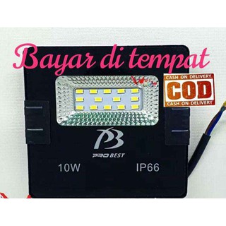  LAMPU  LED SOROT 10w Putih  Kuning  FLOODLIGHT LAMPU  