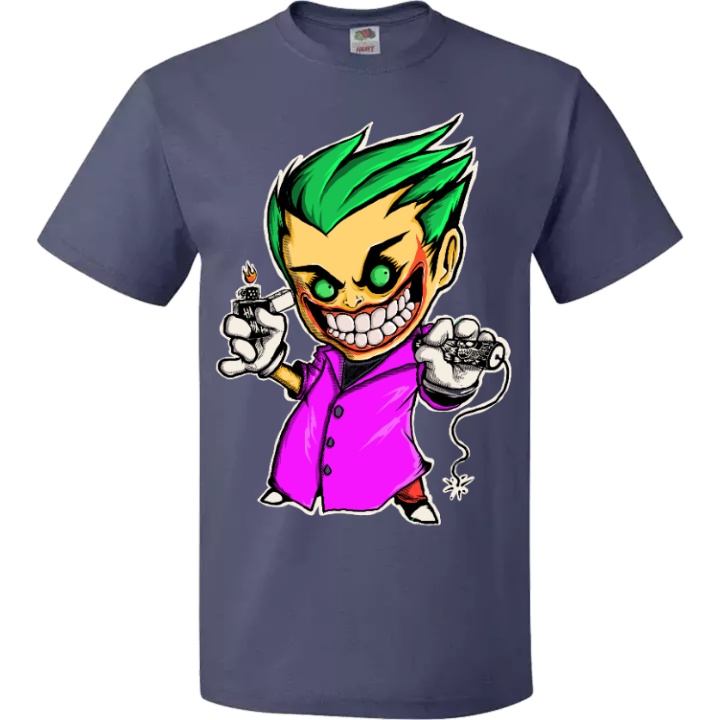 kaos joker DC Comics and marvel studio original tshirt joker smoke 100%  catton combed 30s sablon DT