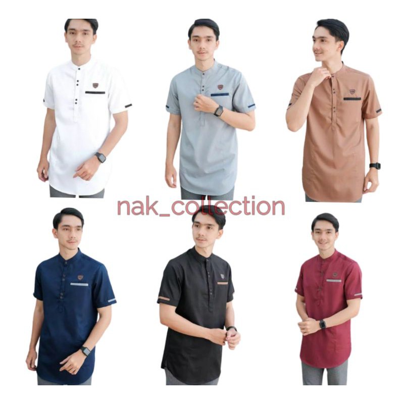 Baju Koko KURTA Pakistan TOYOBO Tangan Pendek Super Premium Terbaru