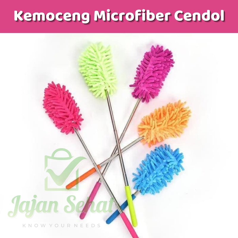 Kemoceng Microfiber Cendol Teleskopio Panjang Pendek