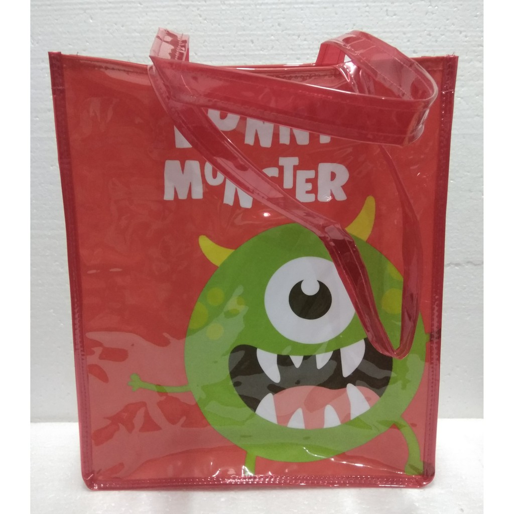 OTB TOTEBAG  TAS PASAR  TAS TENTENG PVC MONSTER
