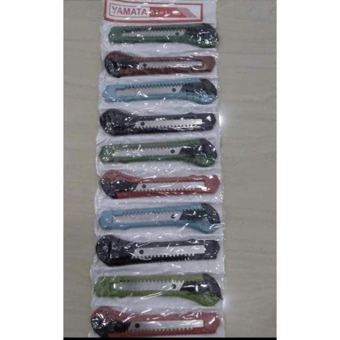 

Cantik Pisau Kater Merek Yamata Isi 12 Pcs Bagus
