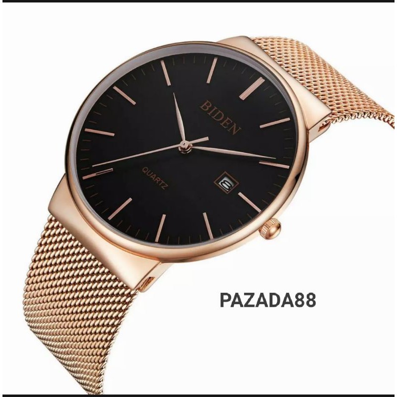 BIDEN JAM TANGAN PRIA GOLD