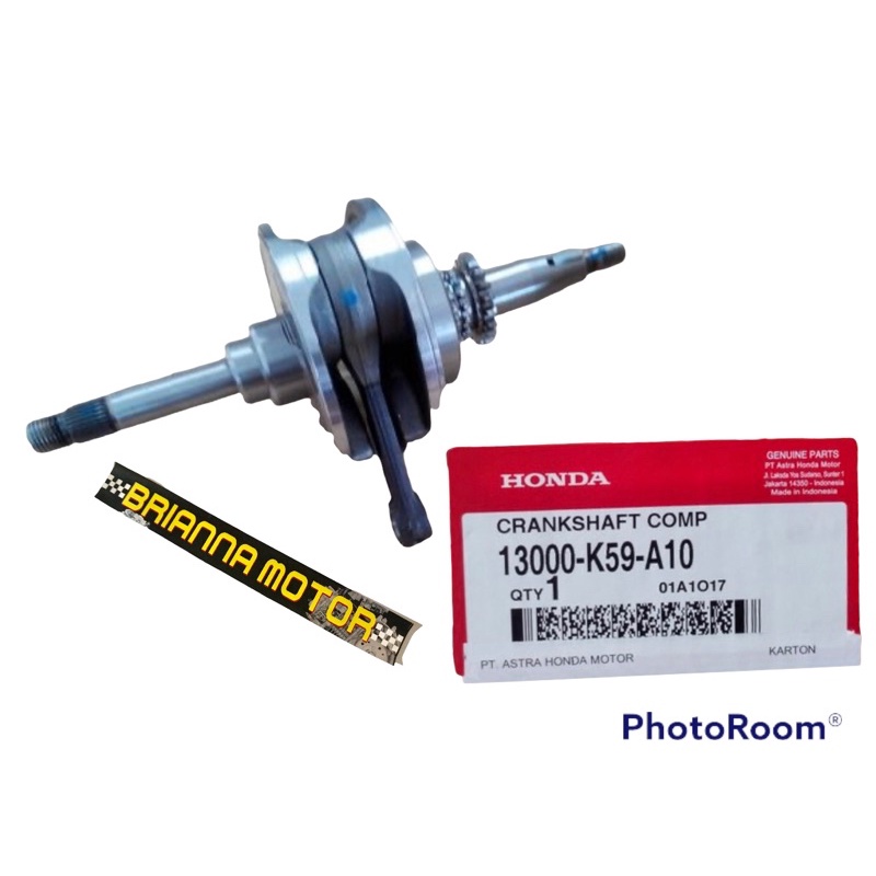 CRANK SHAFT VARIO 150 ORI HONDA 13000 K59 A10