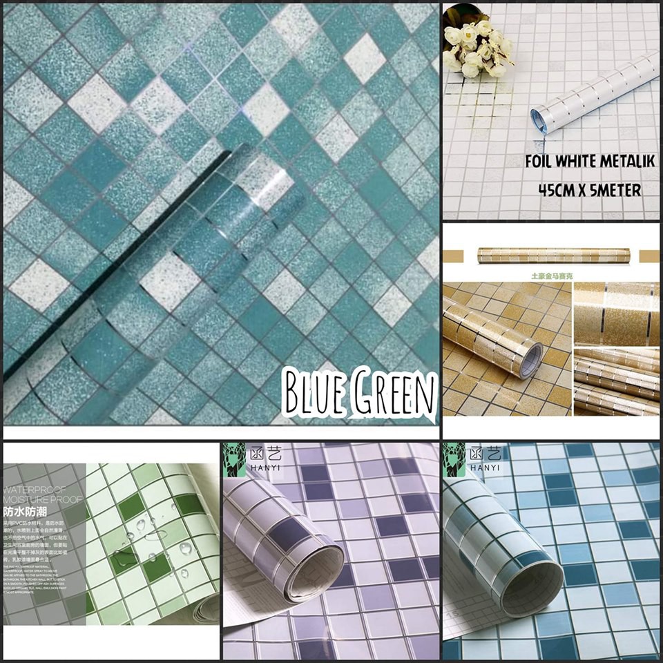 WALLPAPER STIKER DAPUR FOIL ANTI MINYAK ANTI API UK WALLPAPER STIKER DAPUR FOIL ANTI MINYAK ANTI API UK