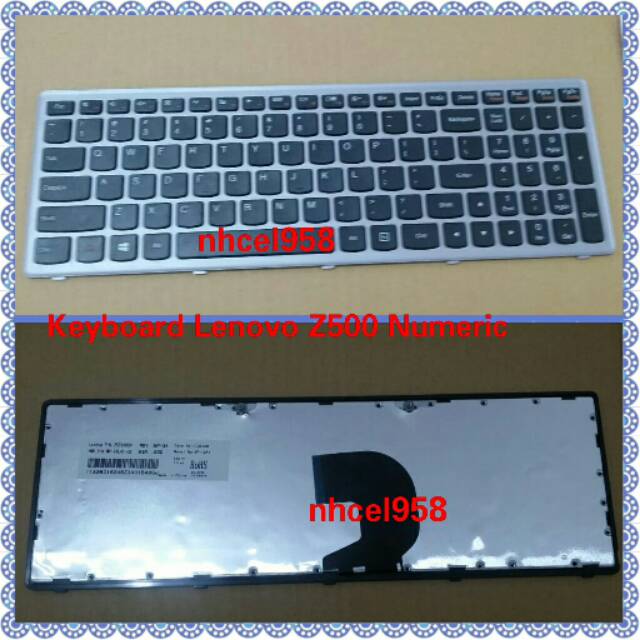 ✅Keyboard Lenovo Z500 Numeric