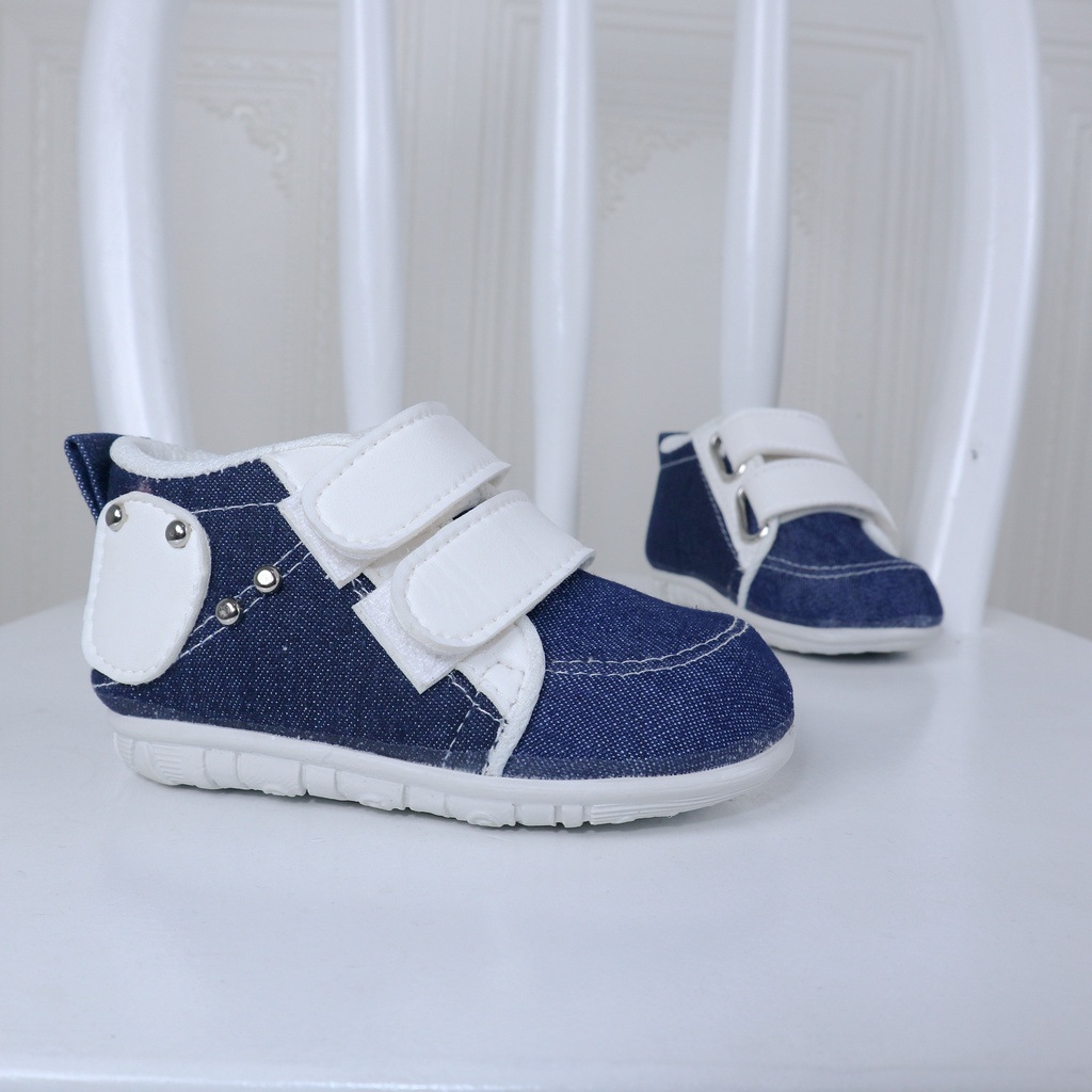 Sepatu Anak Bayi Laki - laki 6 Bulan - 2 Tahun Bahan Kanvas kain Motif Sepatu Levis