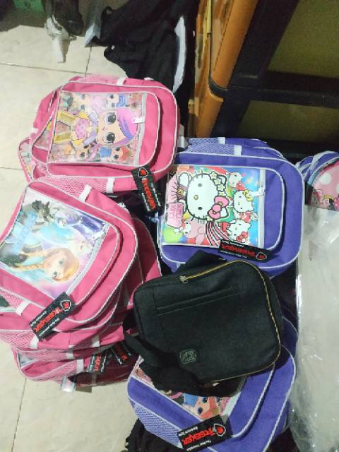 [ GROSIR ] TAS KARAKTER ANAK MURAH / tas ransel anak paud / tas souvenir ultah