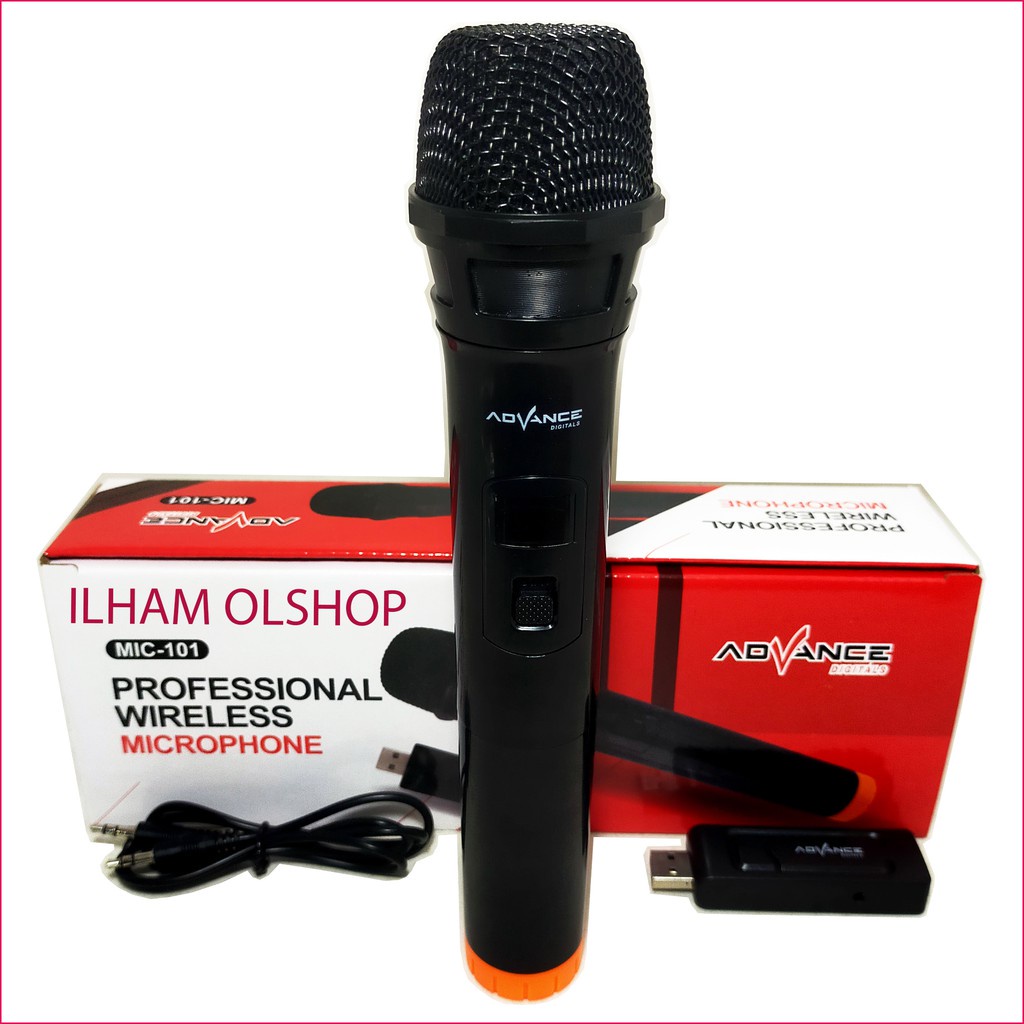 Microphone Wireless Advance MIC-101, MIC-102, MIC-103