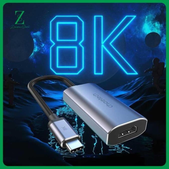 KABEL ADAPTER CONVERTER USB TYPE C TO HDMI 8K - CHOETECH HUB-H16 DFG564ETG