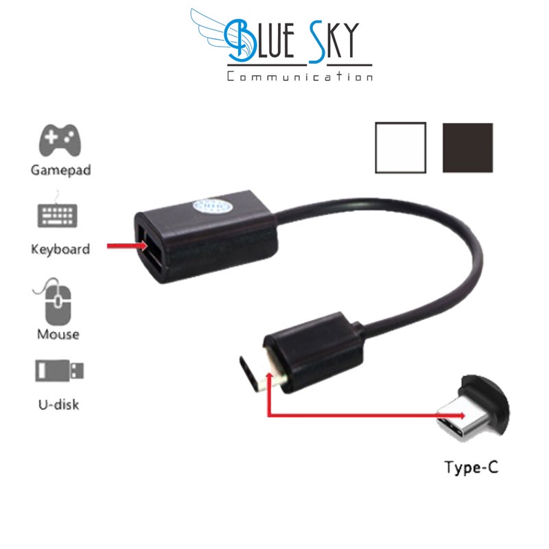 KABEL OTG TYPE C S-K07 ADAPTER TRASNFER DATA