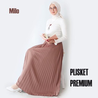 Rok Plisket - Rok  Wanita Bahan Premium