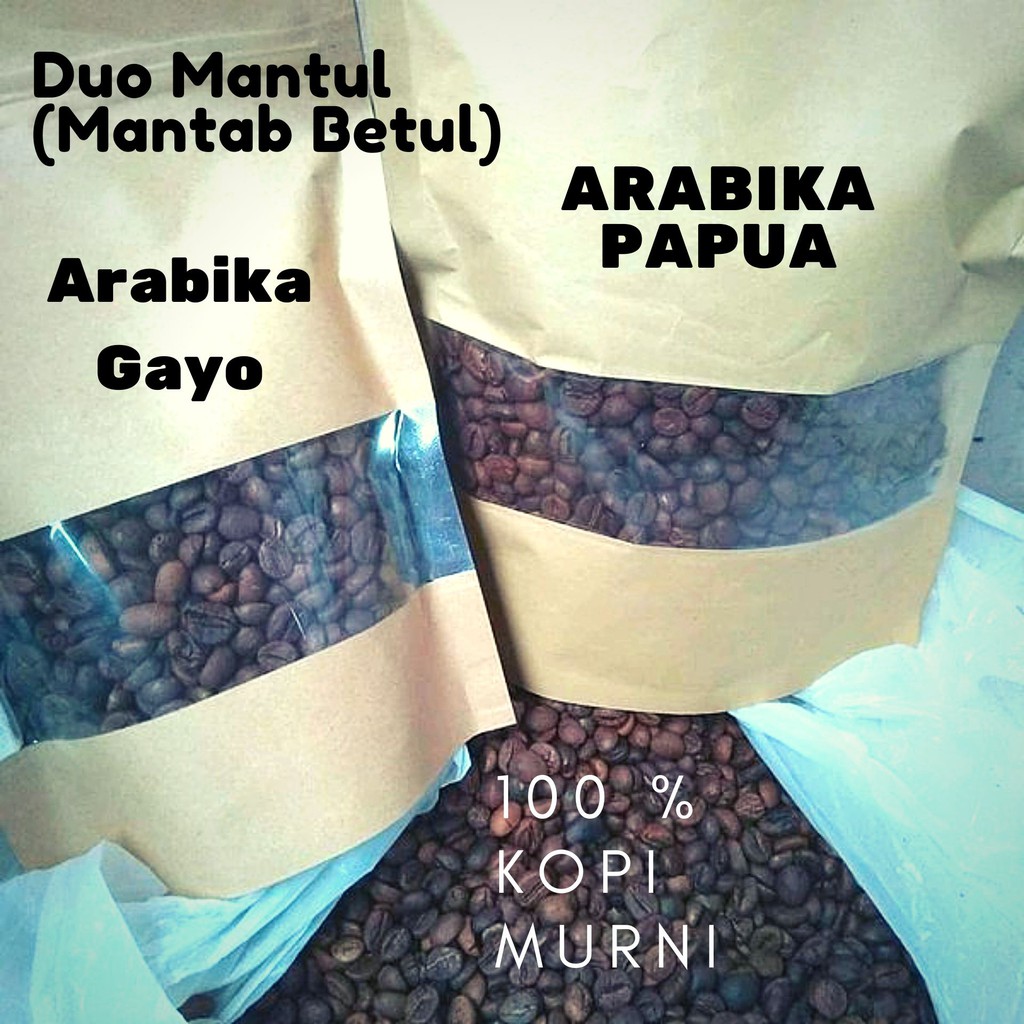 

Seller Gold Coffee Kopi Roast Bean Arabika Gayo Aceh & Arabika Papua Duo Mantul.