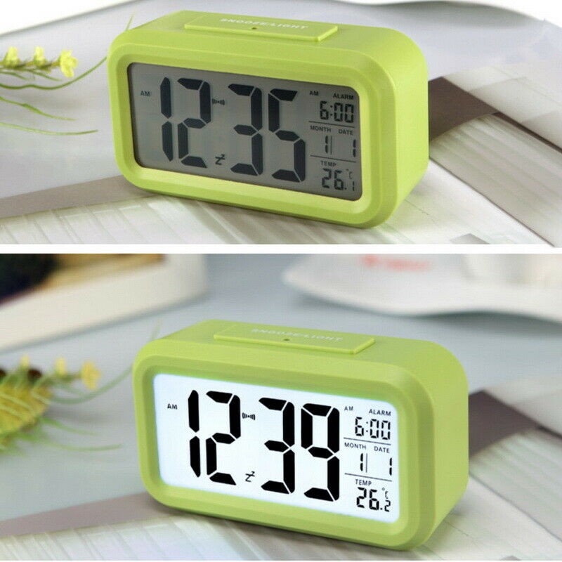 Jam Meja Pintar alarm jam Weker Digital Desktop Smart Clock - JP9901