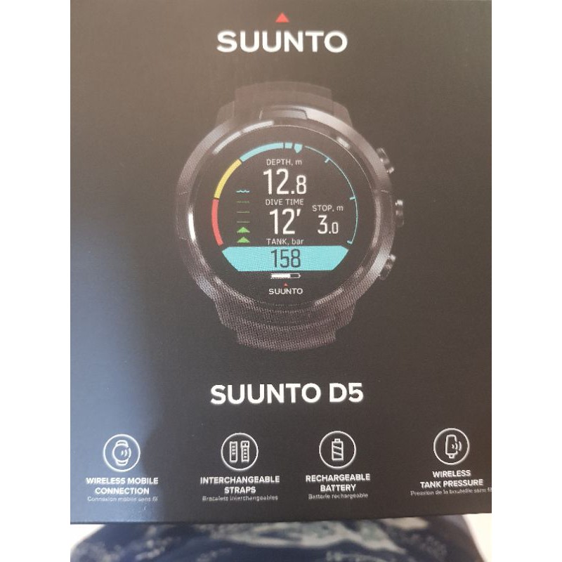 Suunto D5 All Black Dive Computer Jam Diving Selam Garansi Resmi Master Selam 2 Tahun