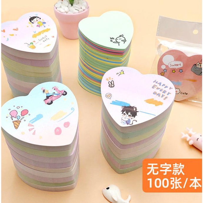

STICKY NOTES LOVE MEMO TEMPEL LUCU - UNGU