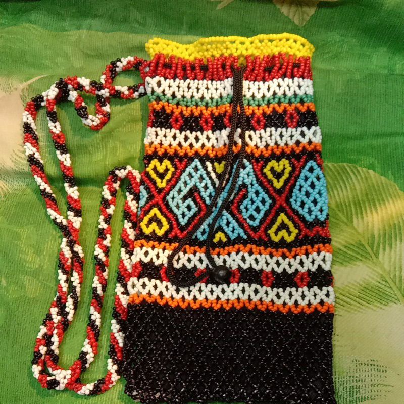 Tas manik dayak/tas manik selempang size kecil