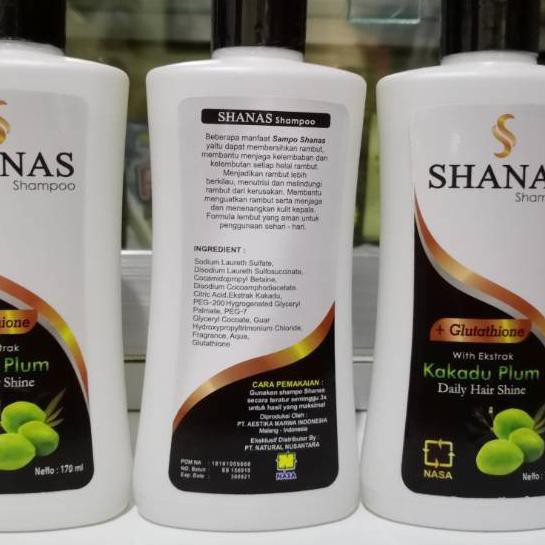 ▼ SHANAS Shampoo Nasa / SHAMPOO / SHAMPO RAMBUT RONTOK / Bisa Menghilangkan Kutu / SANAS Sampo NASA