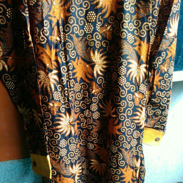 Termurah!! (ori & Busui) Gamis Batik Rempel Manggar, Padi,sekar,kubis, Meisya Style Syari - Kg075