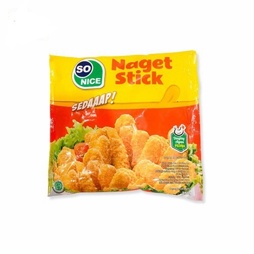 CHICKEN NUGGET STICK AYAM SO NICE SEDAP 500GR HALAL MUI