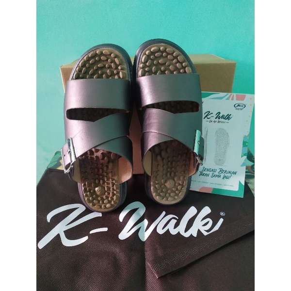 k-walk sandal kenyaman,kesehatan,reglexy ,lcq asli Jaco ready ukuran S