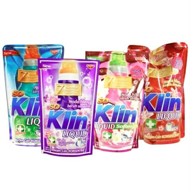  Detergent  Cair Soklin Liquid 750ml Shopee Indonesia