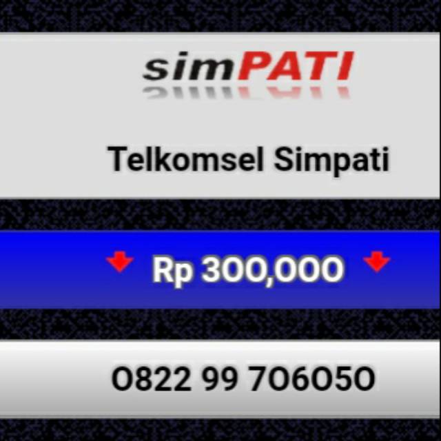 NOMOR CANTIK SIMPATI 0822 99 706050