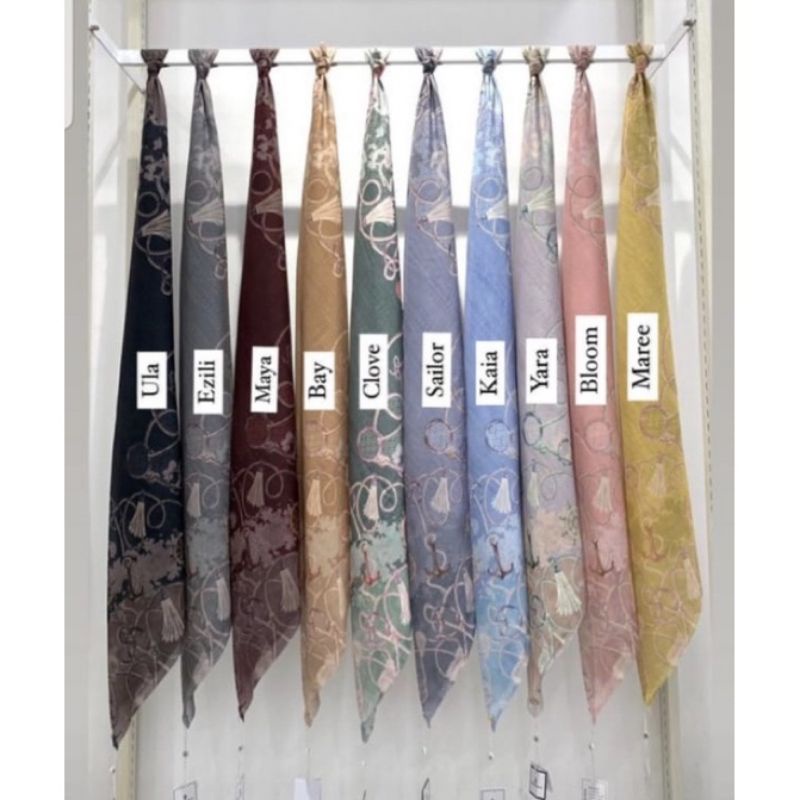 buttonscarves Nautical voal ready