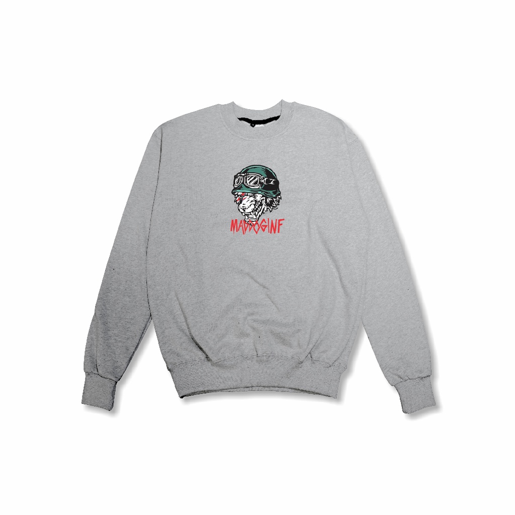 Maddog Infected - Crewneck - CROSSMADS CN MISTY | Sweater Pria Wanita Unisex Misty Distro Official M