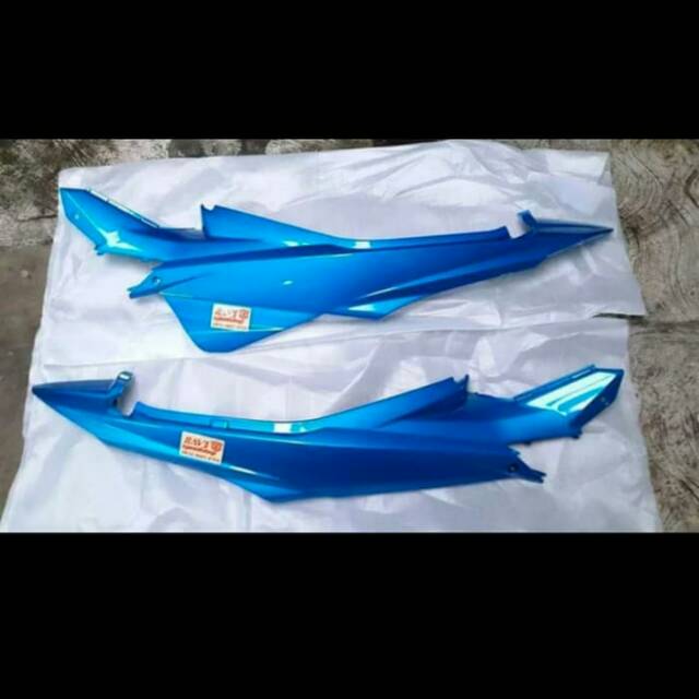 Cover body satria fu new facelift biru GP