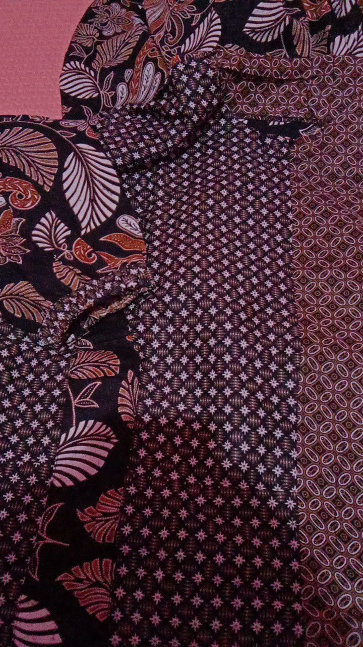 Gamis Batik Kombinasi Manggar Padi Sekar Cantik Kubis Kipas Daun Kupu Nadine Gendis Kawung Termurah