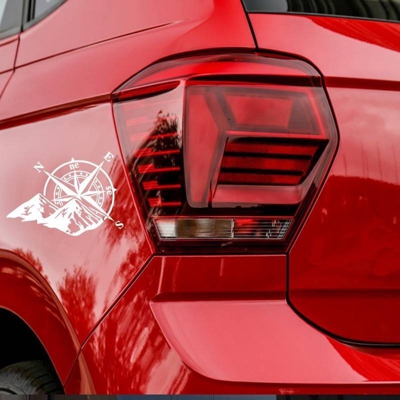 [1 Pcs Jungle Adventure CompassCar Stickers] [Automobile Fuel Gauge Self-Adhesive Vinyl Stickers]