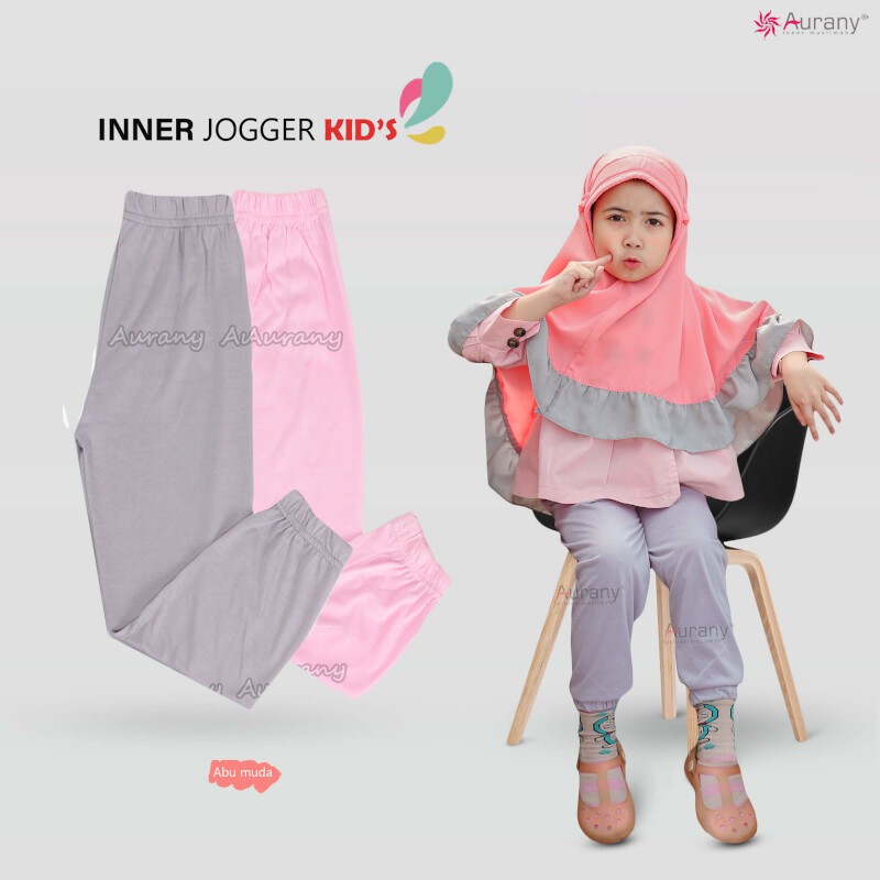 AURANY Celana Inner Anak Legging Dalaman Gamis Leging Kids Model JOGGER