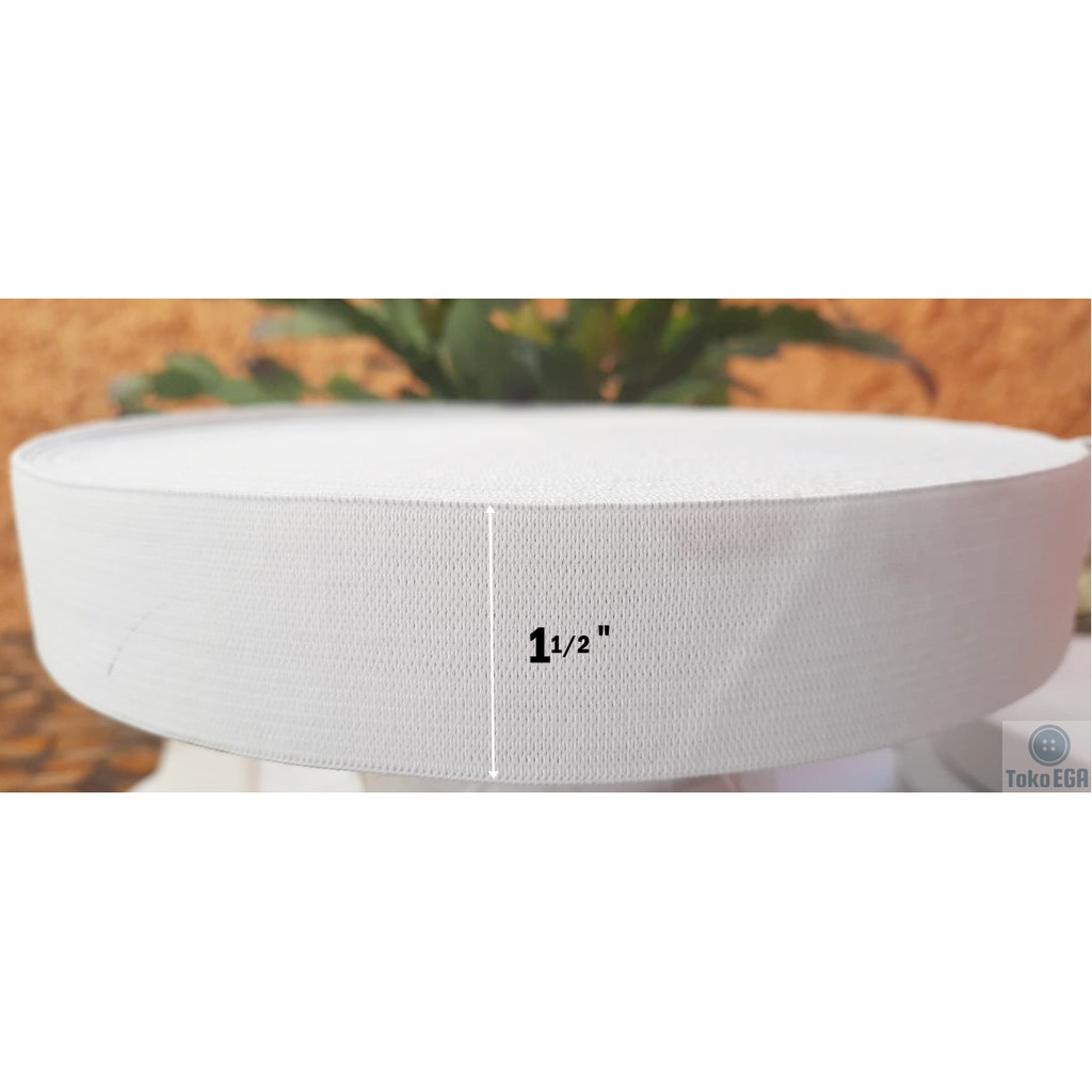 Karet Elastis 1 1/2" / 3.8cm Per Rol
