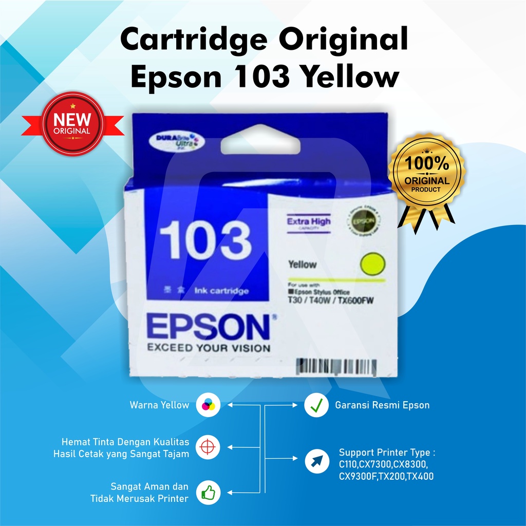 Tinta Epson 103 Black &amp; Colour Original