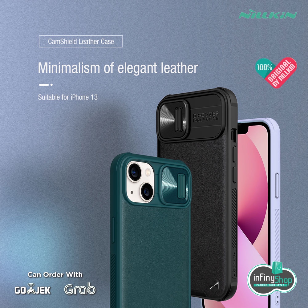 APPLE IPHONE 13 - NILLKIN CAMSHIELD LEATHER CASE