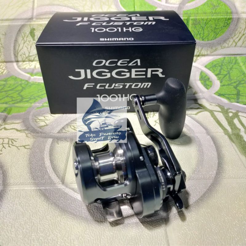 Reel OH SHIMANO OCEA JIGGER F CUSTOM 1001HG HANDLE KIRI 2019