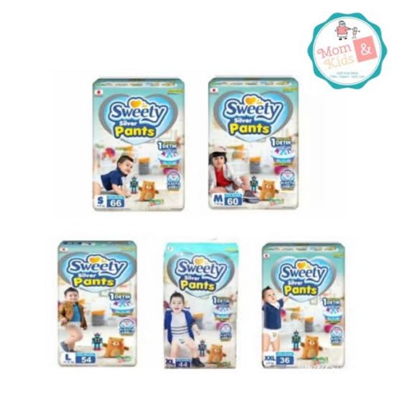 Pampers Sweety pants kemasan jumbo size S/M/L/XL/XXL