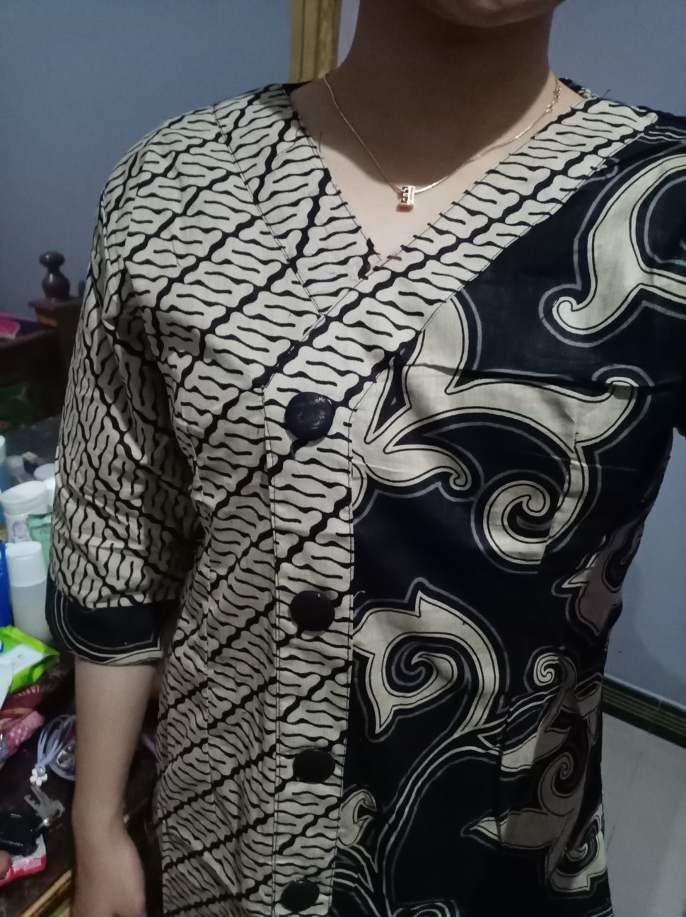 Atasan Batik Dolby Dolbi Dobby Doby Tenun Sutra Tulis Halus Katun Atbm Baron ,sarombit Atasan