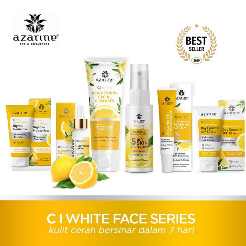 Azarine C White Paket Wajah Whitening/ Anti Flek