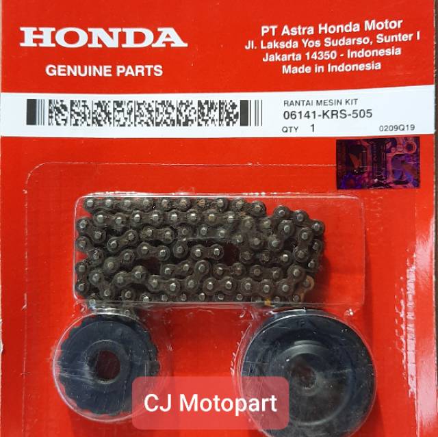 RANTAI KETENG KOMPLIT / CAM CHAIN KIT LEGENDA NEW SUPRA FIT KRS MURAH DAN BERKUALITAS ORIGINAL