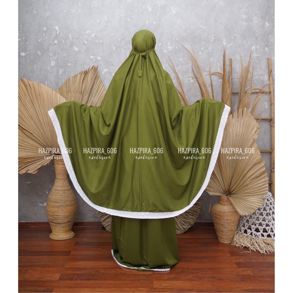 Mukena Dewasa Jumbo Bali Rayon Renda Navisa