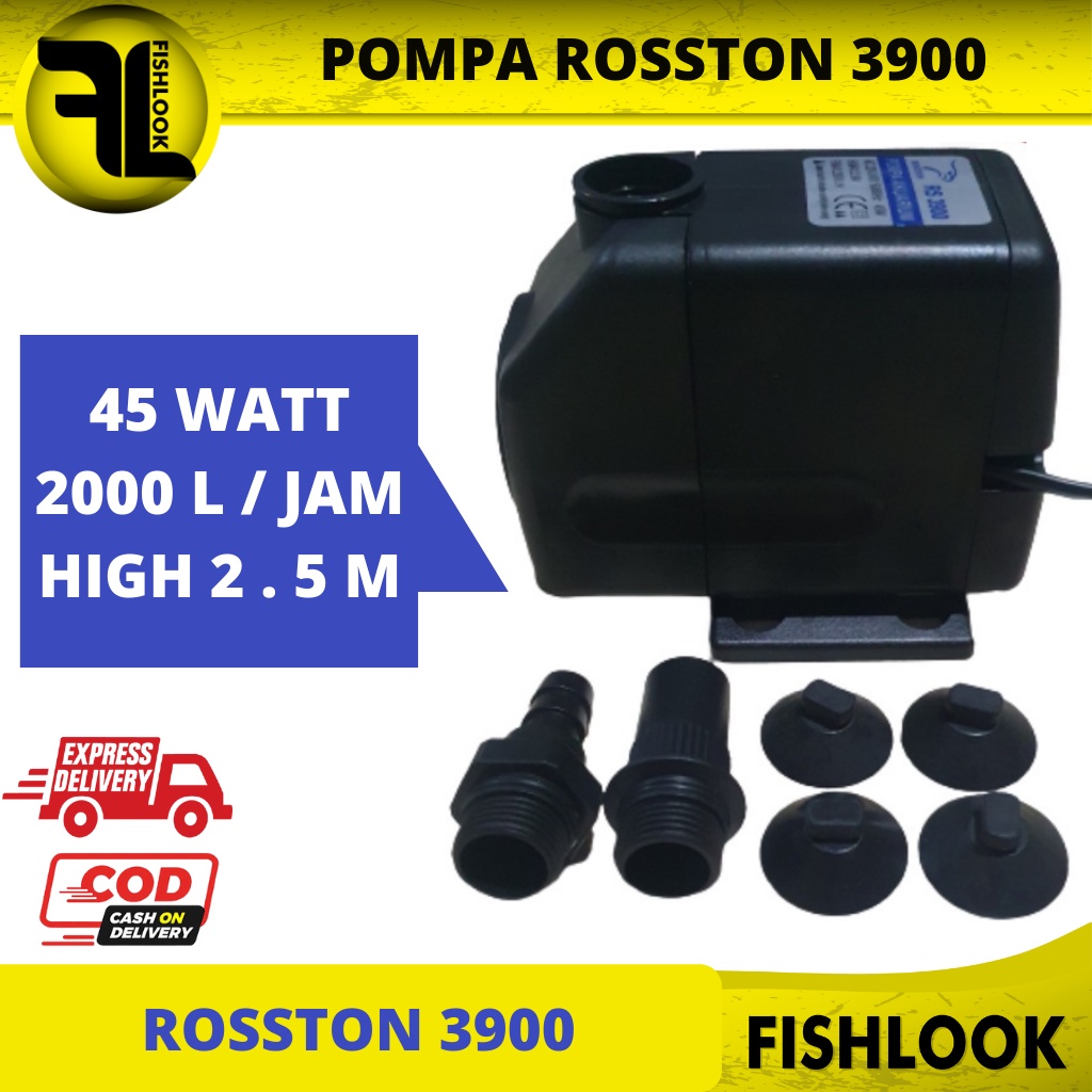 Pompa celup kolam aquarium Rosston RS 3900