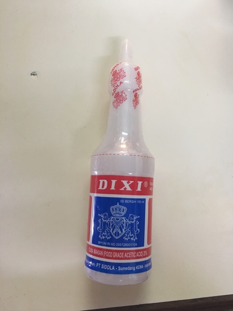 Dixi Cuka Makan 150ml / 150 ml / Cuka Botol Meja Kemasan