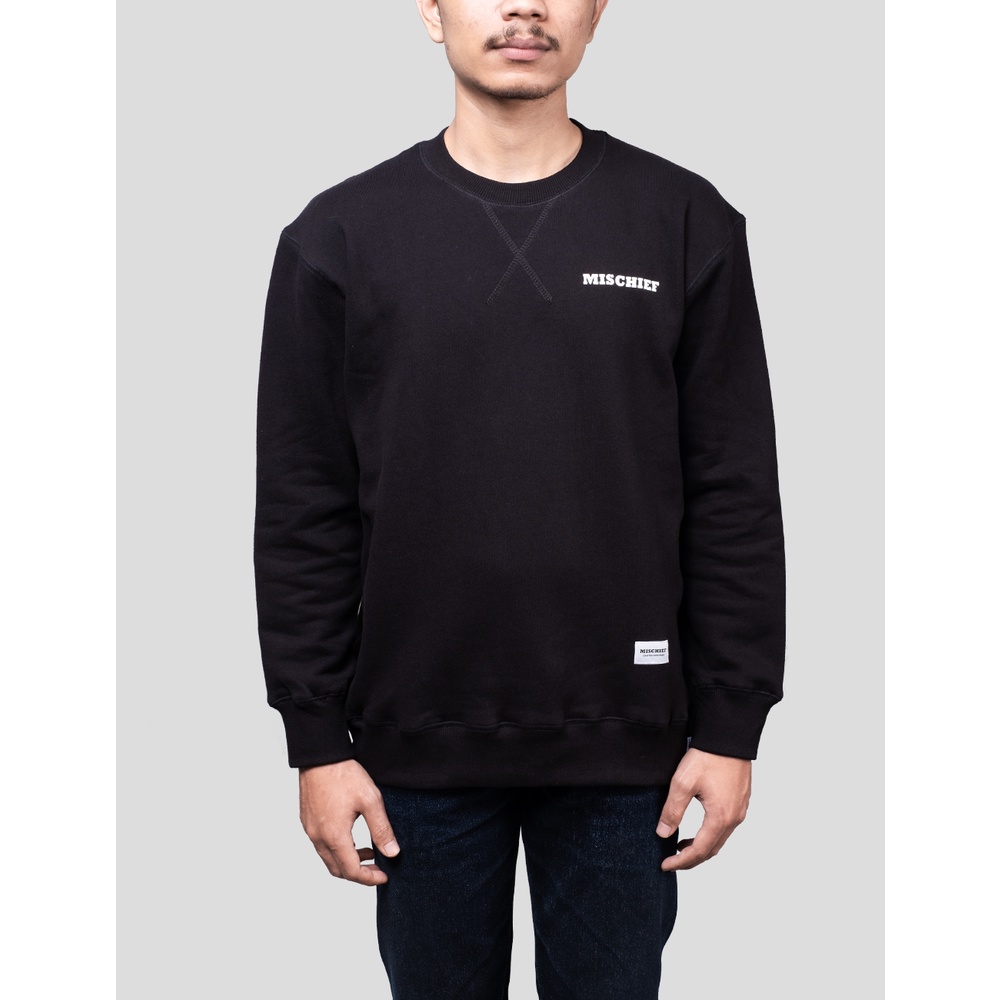 Mischief Denim - Komodo Logo Black Crewneck