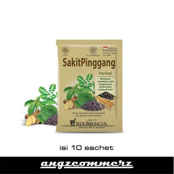 

SIDOMUNCUL Sakit Pinggang 10 Sachet