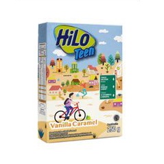 

Hilo Teen Susu Bubuk Hi-Calcium Vanila Caramel 250G