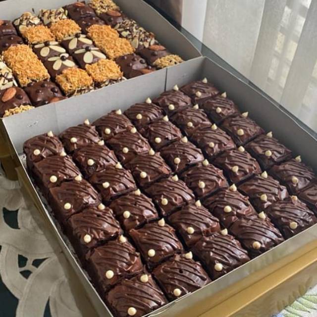  Brownies  Potong  loyang  24 x 24 Shopee Indonesia