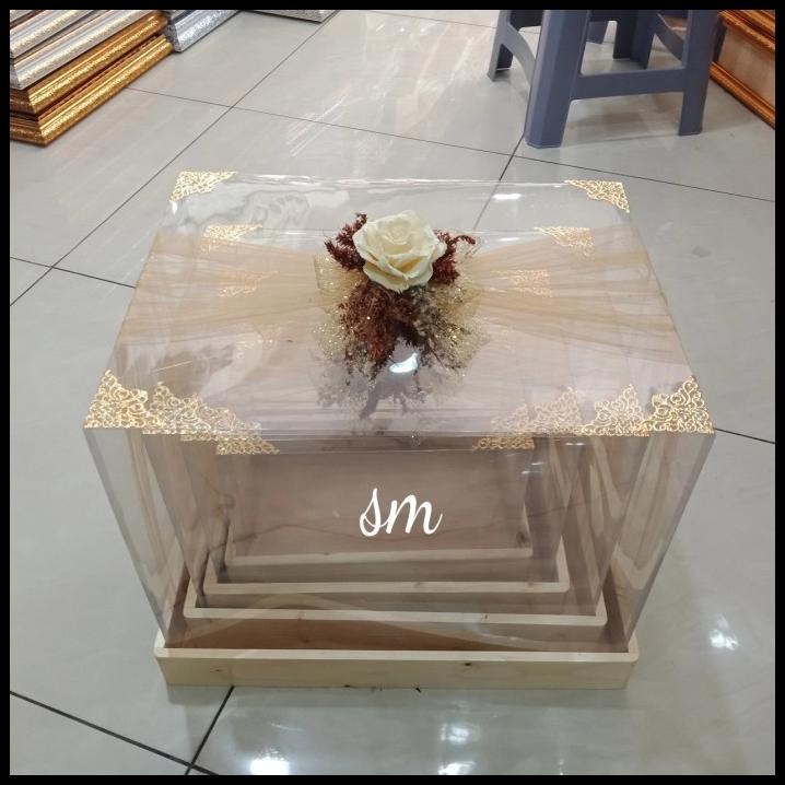 Kotak Hantaran Rustic/Kotak Kayu Seserahan