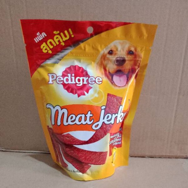 Pedigree Meat Jerky Strap Smoke Smoked Beef 300gr Snack Cemilan Anjing